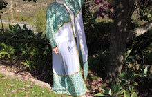 Load image into Gallery viewer, Handmade Linen Abaya - Embroidered Arabic
